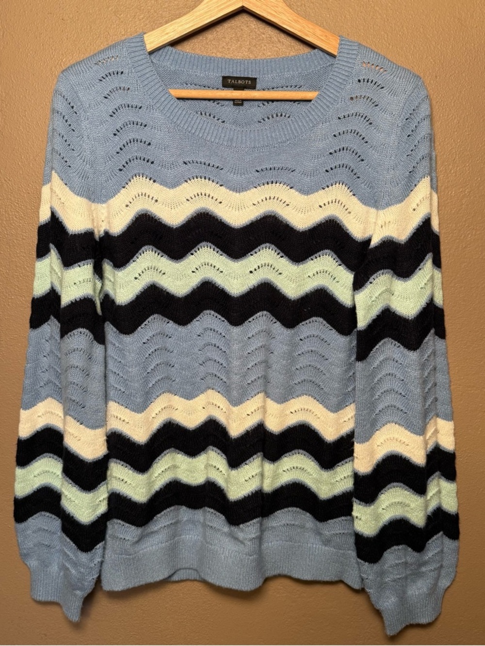 Talbots Wave Stripes Sweater
